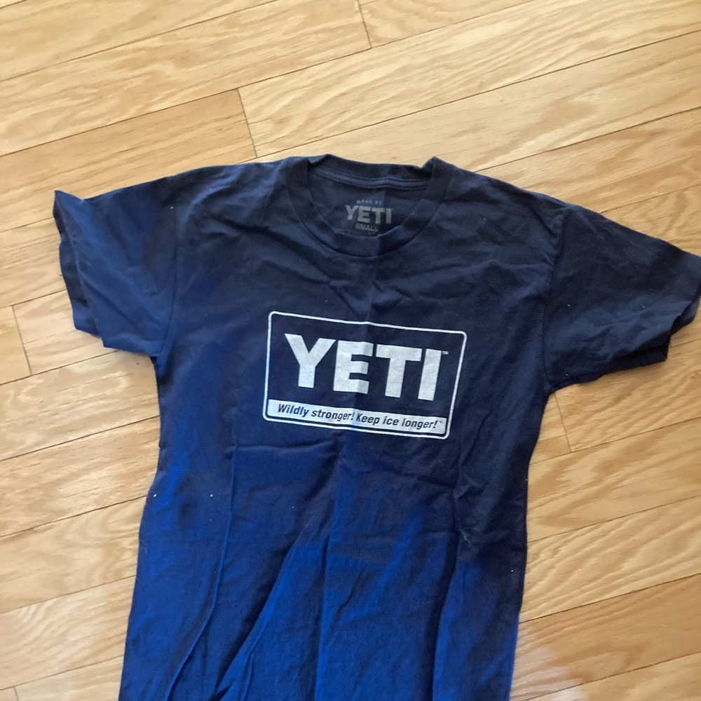 Navy Yeti Coolers t-shirt